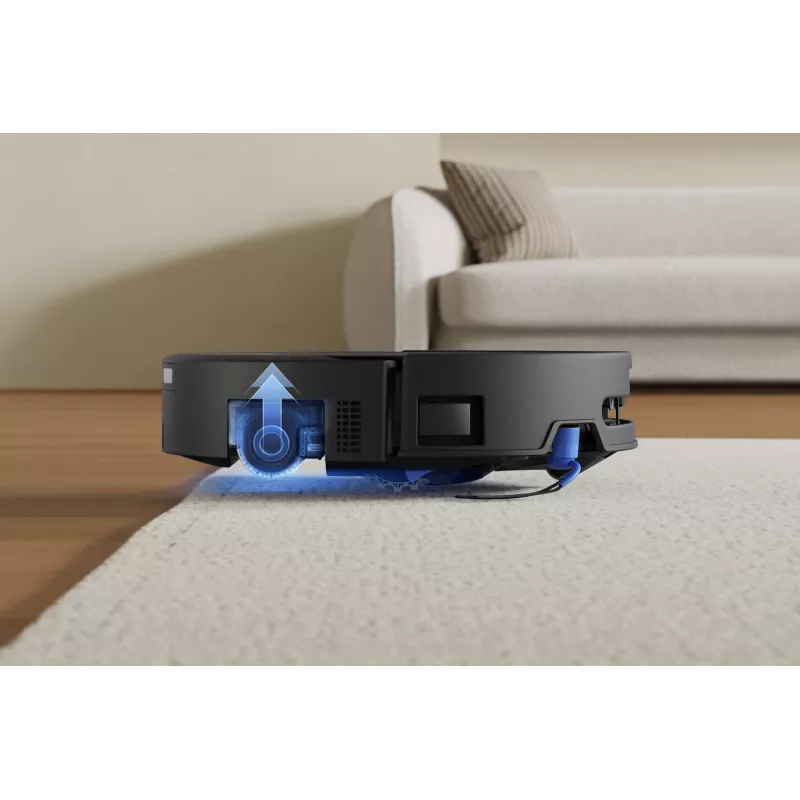 Robot vacuum Ecovacs DEEBOT T90 PRO OMNI — bagless 0.25 L dust bin, 350 min runtime, Li‑Ion 4000 mAh, Must