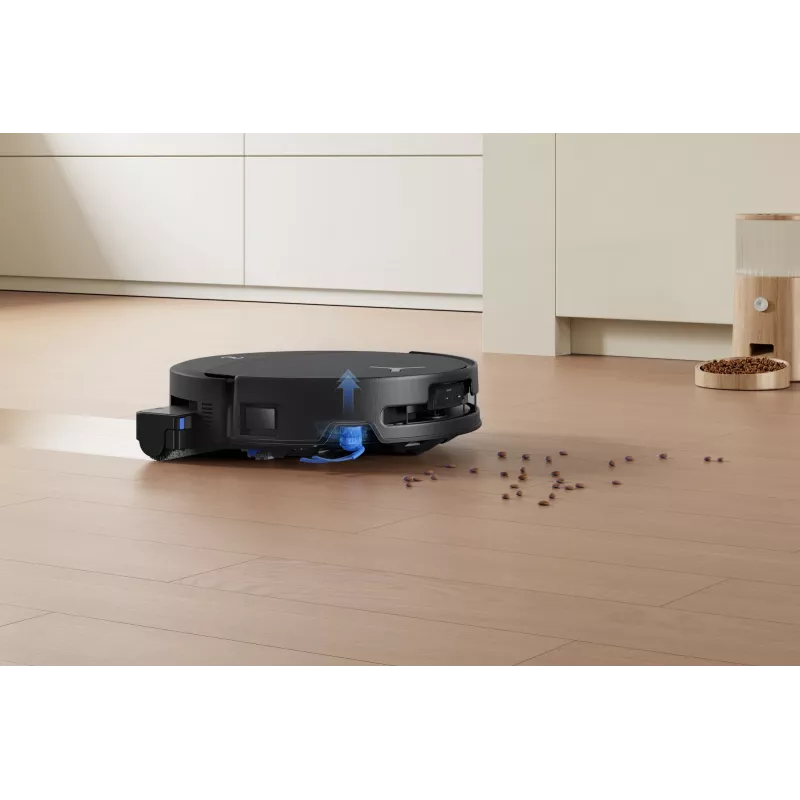Robot vacuum Ecovacs DEEBOT T90 PRO OMNI — bagless 0.25 L dust bin, 350 min runtime, Li‑Ion 4000 mAh, Must