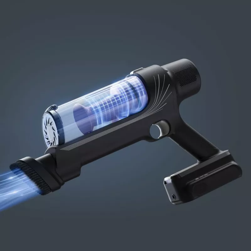 2-in-1 stick vacuum Rowenta RH6A35 — cordless lithium‑ion, 140 W, bagless cyclonic, lilla/silver, LED brush