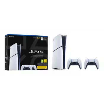 Mängukonsool Sony PlayStation 5 õhuke Digital 825 GB SSD, Wi‑Fi, Bluetooth, HDMI 2.1, valge/must