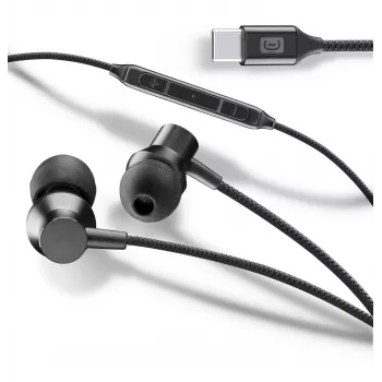 Cellularline SPARROW Stereo kõrvasisesed kõrvaklapid mikrofoni ja kaugjuhtimisega