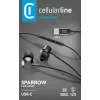 Cellularline SPARROW Stereo kõrvasisesed kõrvaklapid mikrofoni ja kaugjuhtimisega
