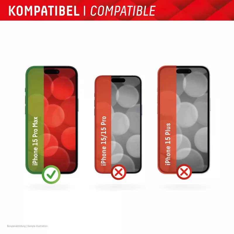 Displexi ekraanikaitse + ümbris Apple iPhone 15 Pro Maxile, Eco paigaldusraam, kriimustuskindel