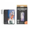 Ekraanikaitsepakk PanzerGlass 3-ühes Samsung Galaxy A55 5G-le — Ultra-Wide Fit, EasyAligner, karastatud klaas/PET