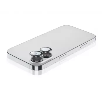 Cellularline Camera Lens Ring - iPhone 16/16 Plus karastatud klaas kaamera kaitseks