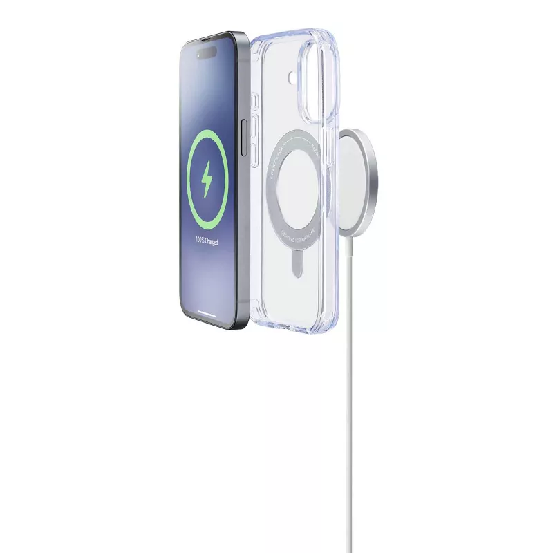 Cellularline Spin Mag - iPhone 16 ümbris pöörleva rõngahoidjaga, ühildub Magsafe ökosüsteemiga