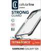 Cellularline Tetra Force Strong Guard - Galaxy S25 ülikaitsev, põrutuskindel painduv ümbris integreeritud Microban® antibakteriaalse tehnoloogiaga