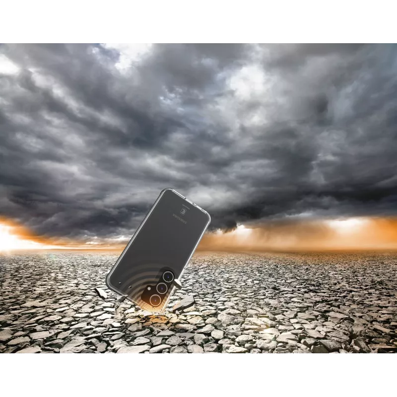 Cellularline Tetra Force Strong Guard - Galaxy S25 ülikaitsev, põrutuskindel painduv ümbris integreeritud Microban® antibakteriaalse tehnoloogiaga