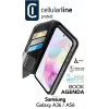 Cellularline Book Agenda - Galaxy A36/A56 nahkefektiga raamatukaanega ümbris magnetkinnitusega