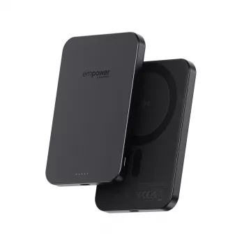 Akupank PanzerGlass empower™ 5000mAh Space Must kaasaskantav laadija