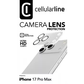Cellularline Camera Lens - iPhone 17 Pro Max kaitse kaamerale