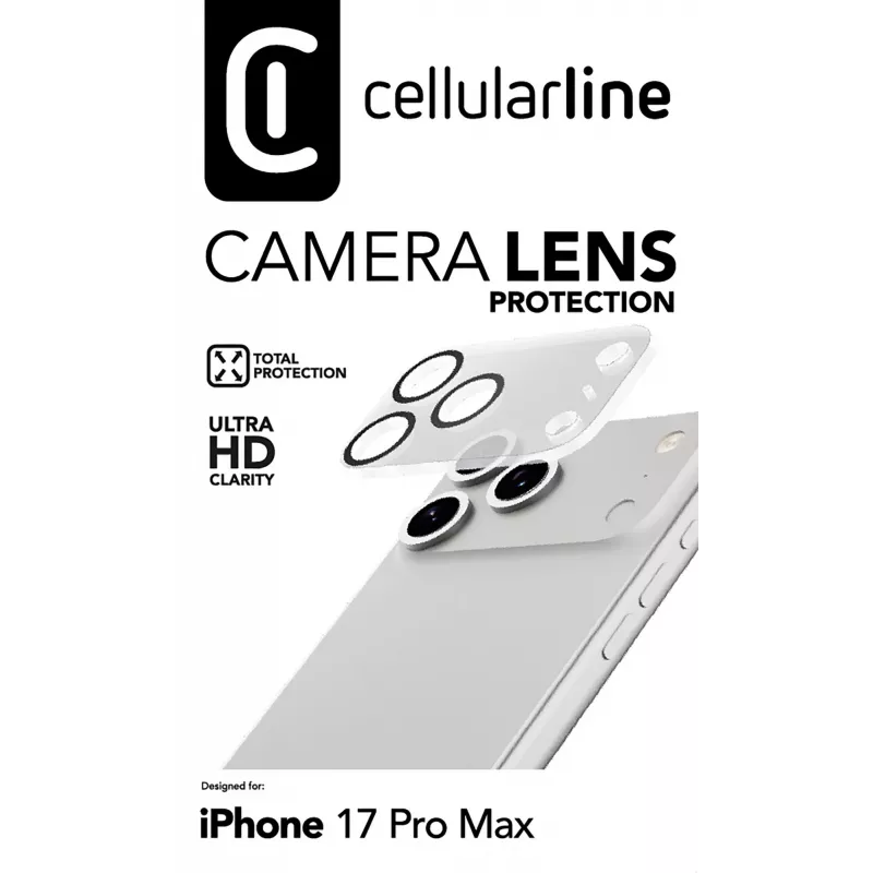 Cellularline Camera Lens - iPhone 17 Pro Max kaitse kaamerale