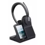 Headset Yealink WH64 Dual — juhtmega ja juhtmeta Bluetooth, supraauraalne, peapaelaga, 50 m ulatus, must