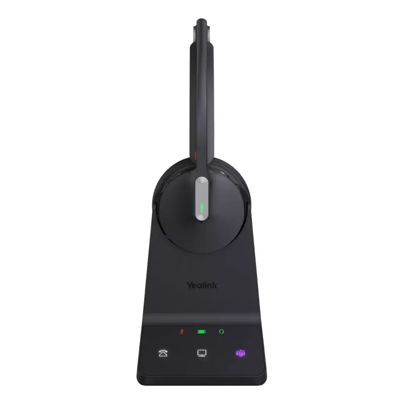 Juhtmeta mono peaseade Yealink WH64 Teams — Bluetooth, supraauraalne, 20–20000 Hz, 150 m ulatus, must