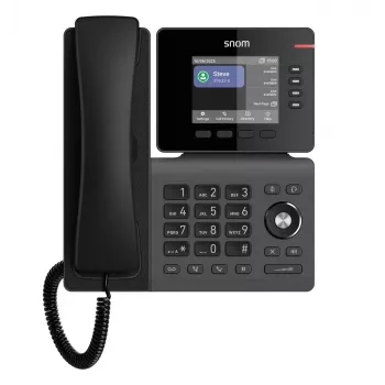 IP-telefon Snom D810W — 3,36-tolline IPS-ekraan, Gigabit Ethernet, Wi‑Fi (802.11a/b/g/n/ac), PoE, must