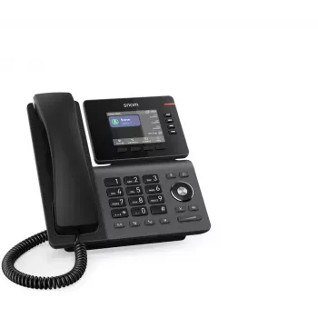 IP-telefon Snom D810W — 3,36-tolline IPS-ekraan, Gigabit Ethernet, Wi‑Fi (802.11a/b/g/n/ac), PoE, must