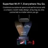 TP-Link BE3600 Wi-Fi 7 traadita ruuter 2,5 Gigabit Ethernet kahesageduslik (2,4 GHz / 5 GHz) must