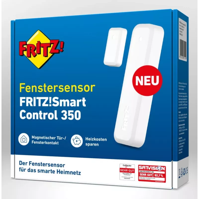 FRITZ Smart Control 350 ukse/akna andur Juhtmevaba Uks/Aken Valge