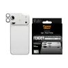 PanzerGlass Fender Camera Protector for iPhone 17 Pro Max — silikoon, hõbedane, kriimustus- ja põrutuskindel