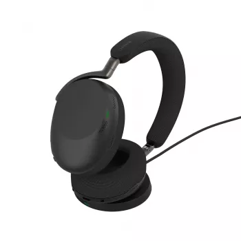 Jabra Evolve3 85 peakraua- ja juhtmevaba kõrvaklapid kõnede/muusika jaoks, USB Type-C, Bluetooth, must