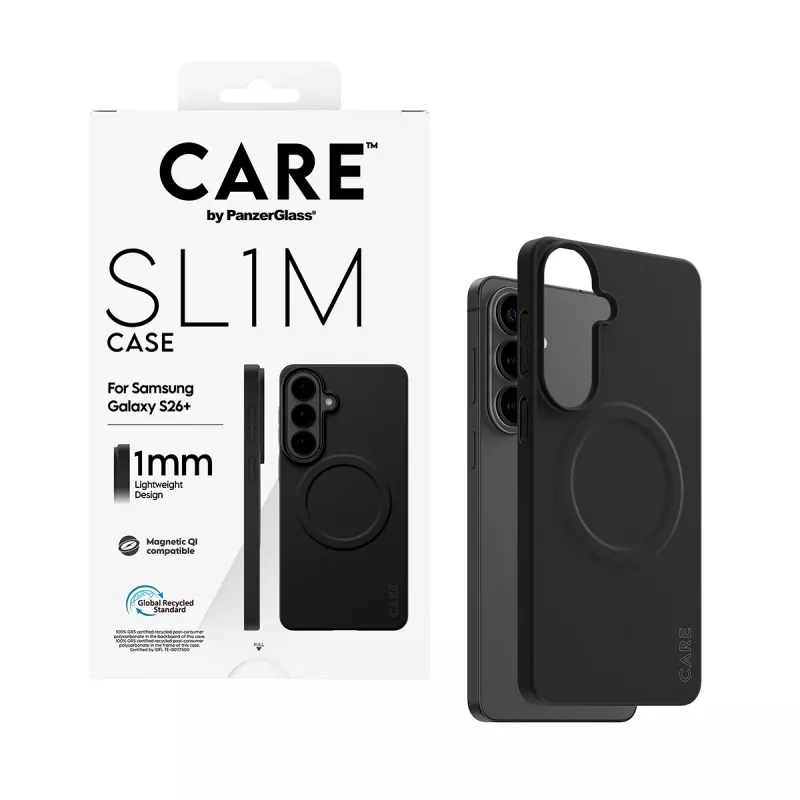 Kaitsv PanzerGlass CARE SL1M ümbris Samsung Galaxy S26+-le, must (CR06231)