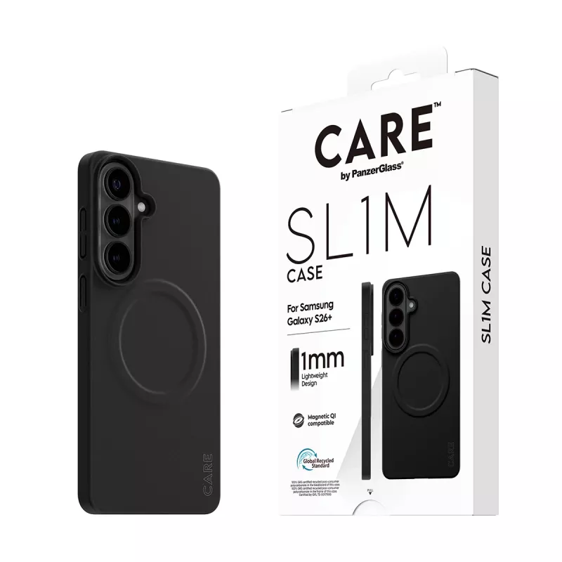 Kaitsv PanzerGlass CARE SL1M ümbris Samsung Galaxy S26+-le, must (CR06231)