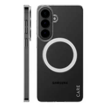 PanzerGlass CARE™ SL1M läbipaistev kaitseümbris Qi-ga Samsung Galaxy S26+ jaoks (6,7 tolli)