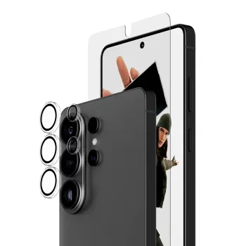 Ekraanikaitsekomplekt PanzerGlass Hoops 2-in-1 Samsung Galaxy S26 Ultra jaoks — karastatud klaas + PET, läbipaistev, ülilaita sobivus