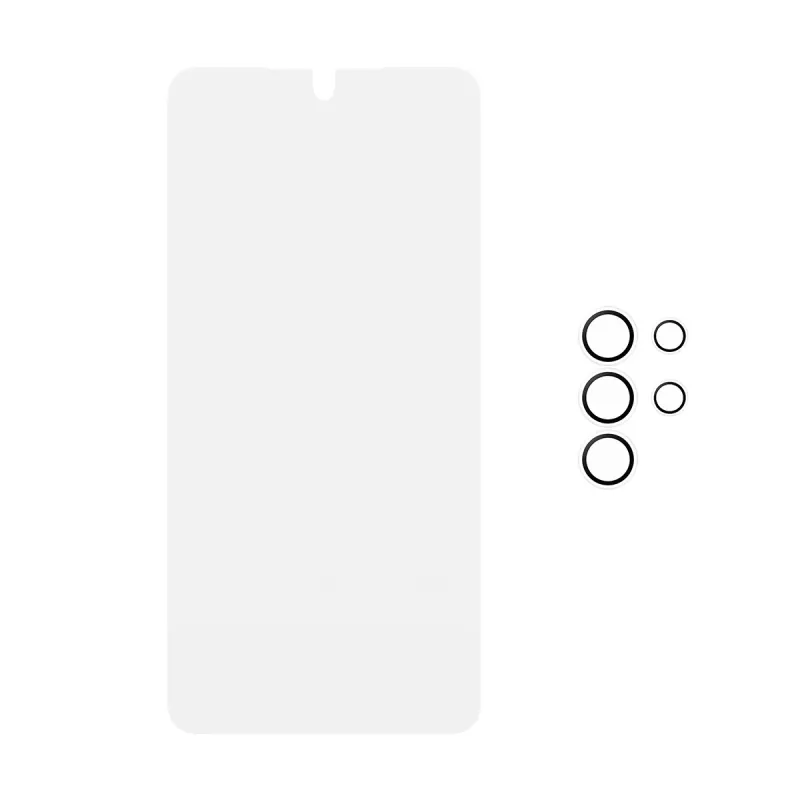 Ekraanikaitsekomplekt PanzerGlass Hoops 2-in-1 Samsung Galaxy S26 Ultra jaoks — karastatud klaas + PET, läbipaistev, ülilaita sobivus
