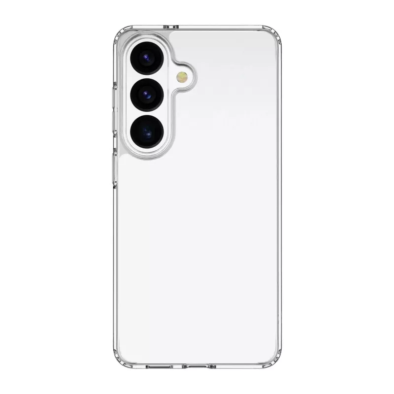 Cellularline Clear Protect - Galaxy S26 kõva ümbris kumminurkadega