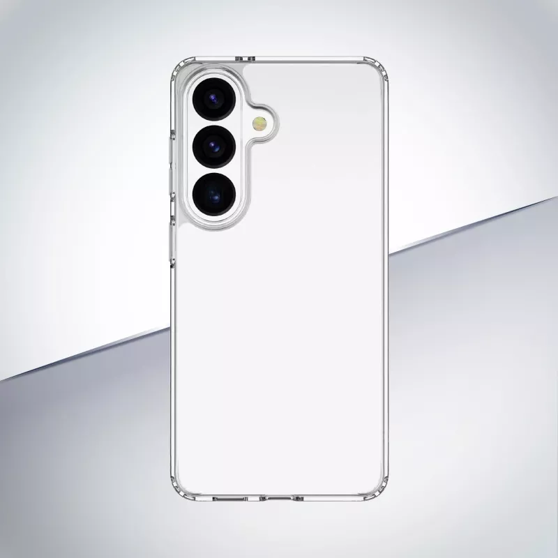 Cellularline Clear Protect - Galaxy S26 kõva ümbris kumminurkadega