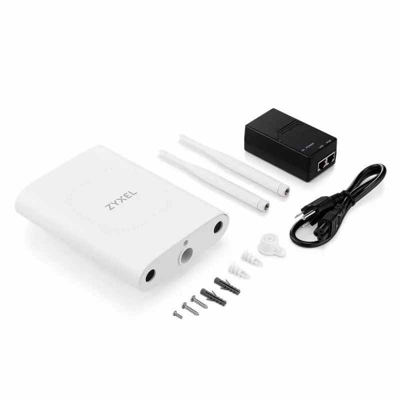 Juhtmevaba pääsupunkt Zyxel NWA55BE — kaheribaline 2,4/5 GHz, 5100 Mbit/s, PoE, valge