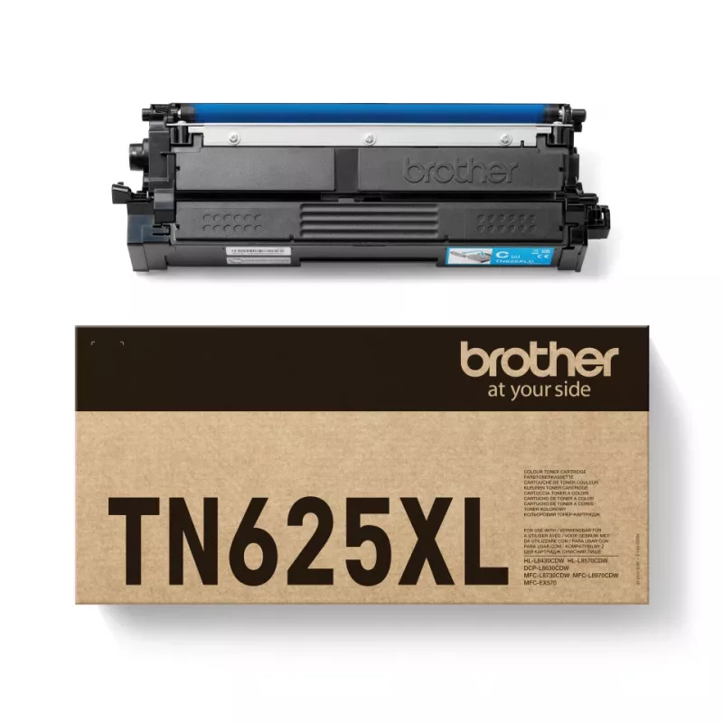 Tonerikassett Brother TN-625XLC originaal tsüaan, mahutavus 4500 lehekülge, 1 tk