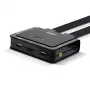 Lindy 2-pordiline HDMI 4K60, USB 2.0 ja heli kaabel-KVM-lüliti, 4096 x 2160 pikslit, 4K Ultra HD, Rack-kinnitus, Must