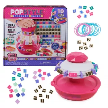 Cool Maker, PopStyle käevõrude valmistamise komplekt 170 helmega, valmista ja tee ümber 10 (pakend võib erineda), kunsti- ja käsitöömänguasi lastele alates 7. eluaastast