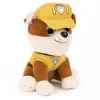 PAW Patrol GUND Official Rubble in Signature Construction Uniform plüüsist mänguasi, topisloom vanusele 1+, 6 tolli