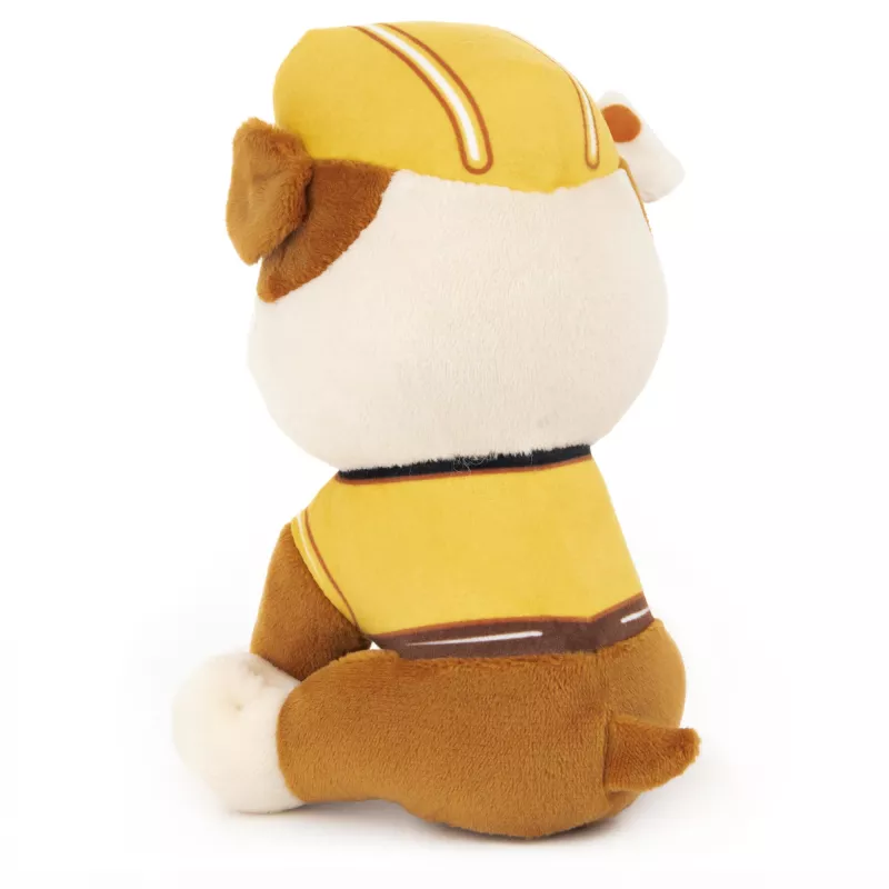 PAW Patrol GUND Official Rubble in Signature Construction Uniform plüüsist mänguasi, topisloom vanusele 1+, 6 tolli