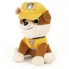 PAW Patrol GUND Official Rubble in Signature Construction Uniform plüüsist mänguasi, topisloom vanusele 1+, 6 tolli