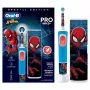 Oral-B Vitality Pro Kids Spiderman Lapselik Rotatsioon-võnkuv hambahari Sinine, Punane