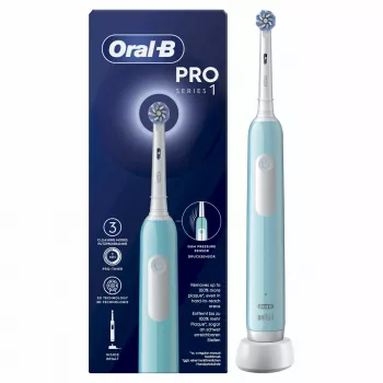 Oral-B Pro 1 Sensitive Clean täiskasvanute pöörlevalt võnkuv hambahari, sinine