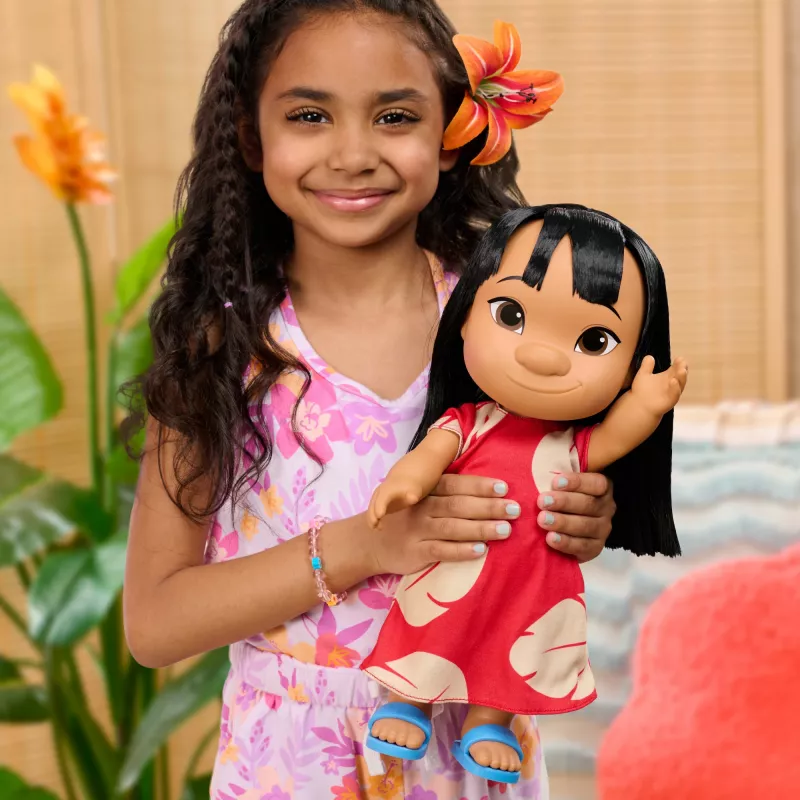 Just Play Disney Lilo & Stitch, moenukk, Naine, 3 a, Poiss/Tüdruk, 350 mm, Mitmevärviline