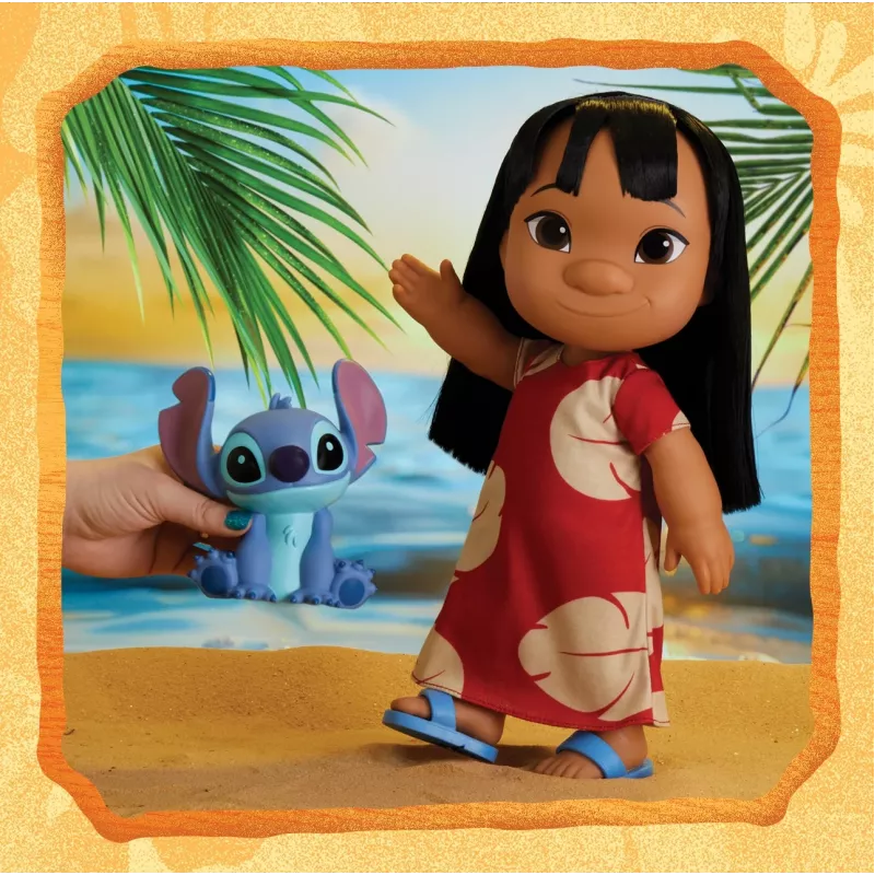 Just Play Disney Lilo & Stitch, moenukk, Naine, 3 a, Poiss/Tüdruk, 350 mm, Mitmevärviline