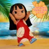 Just Play Disney Lilo & Stitch, moenukk, Naine, 3 a, Poiss/Tüdruk, 350 mm, Mitmevärviline