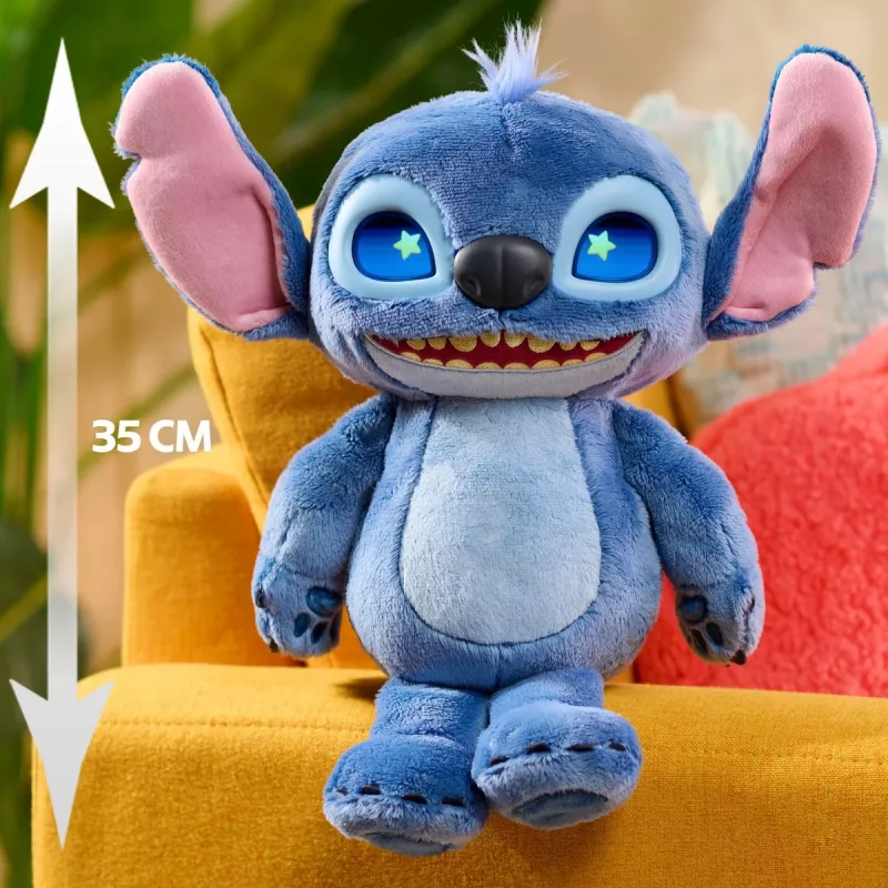 Just Play Disney Stitch - Paljude tujude Stitch, Nukk, 3 a, Interaktiivne, Helitekitav, AA