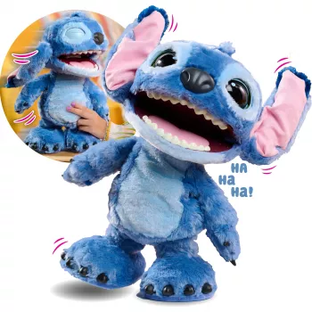 Just Play Disney Stitch - Ultimate Stitch, tegelaskuju, 3 a, interaktiivne, heliga, AA, patareid kaasas