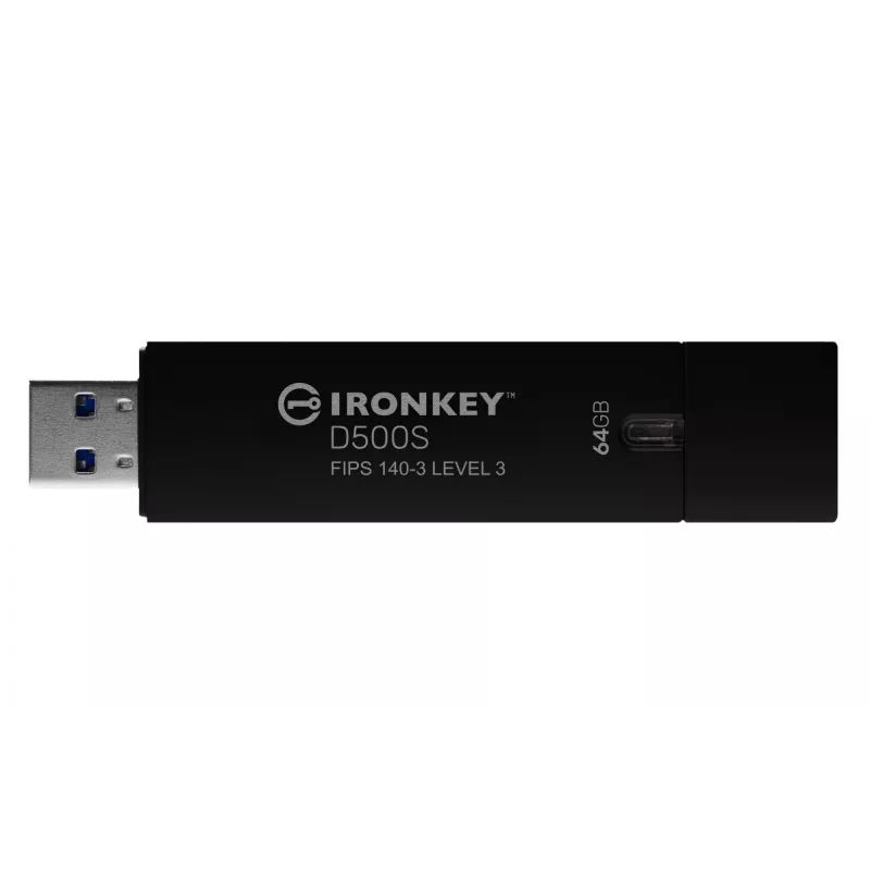 USB-mälupulk Kingston Technology IronKey 64GB D500S FIPS 140-3 AES-256