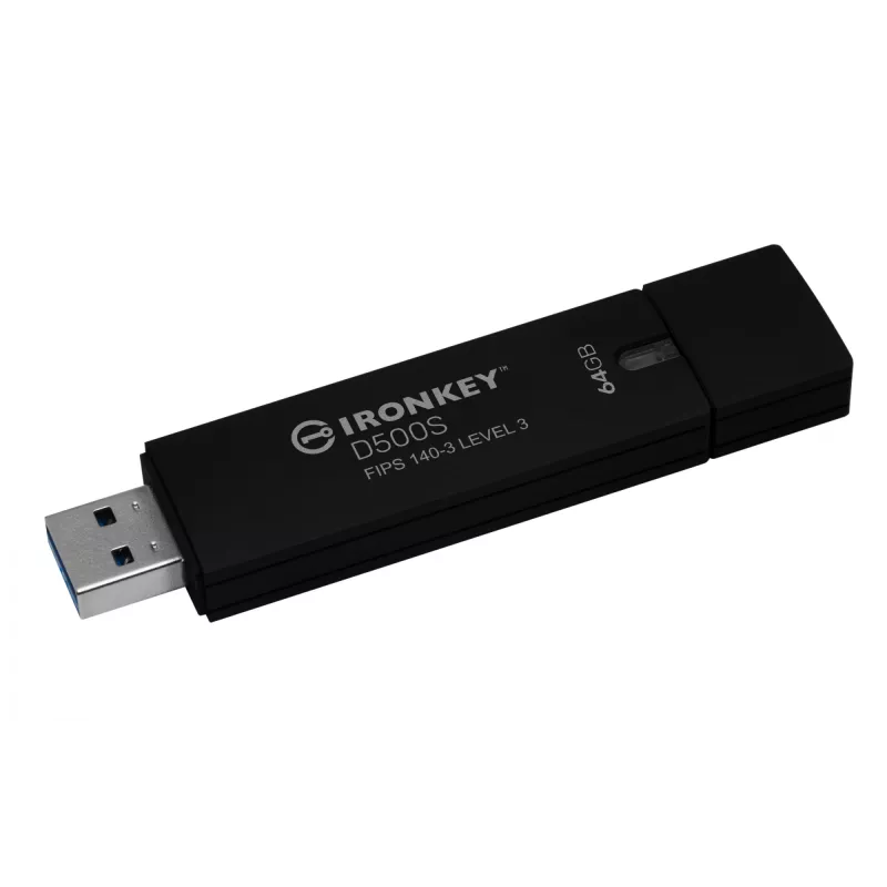 USB-mälupulk Kingston Technology IronKey 64GB D500S FIPS 140-3 AES-256