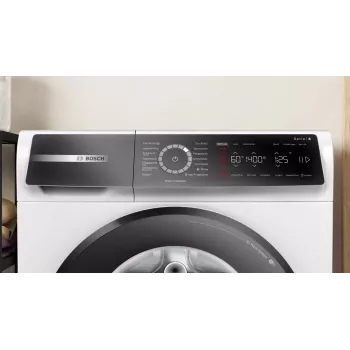 Bosch Serie 8 WGB244040 pesumasin eestlaetav 9 kg 1257 p/min valge