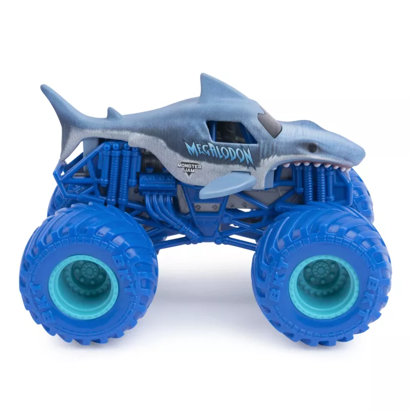 Monster Jam, ametlik Batman vs. Megalodon survevalust monstrumautod, mõõtkavas 1:64, laste mänguasjad poistele alates 3. eluaastast