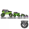 Monster Jam, ametlik Batman vs. Megalodon survevalust monstrumautod, mõõtkavas 1:64, laste mänguasjad poistele alates 3. eluaastast